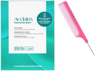 Quady Z0t0𝐬 A𝐜𝐜𝐥𝐚im PLUS EXTRA BODY (Medium to Firm Curl) Acid Perm Kit for Normal, Fine, or Tinted Hair, 2024-2025 Newest Version (w/ SIeekshop Pink Comb)
