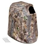 WTVIDAS Hunting Blinds with Chair, Pop Up Ground Blinds Portable 1-Person Hunting Tent for Deer & Turkey Hunting