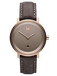 MVMT Analogue Quartz Watch for Women with Dark Brown Leather Strap - D-MF02-RGPU