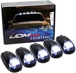 iJDMTOY 5pcs White LED Cab Roof Top