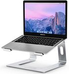 URBAN KINGS Laptop Stand for Desk,Aluminium Adjustable Laptop Riser for Laptops MacBook Pro and Air 13" 14" 15.6" 17 inch, Desktop Ergonomic Foldable Portable Air Vantilated Computer & Notebook Stand