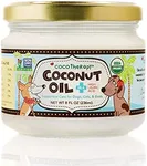 CocoTherapy Organic Virgin Coconut Oil, 8 Ounces, Natural Supplement for Dog Skin Coat Digestion and Immunity