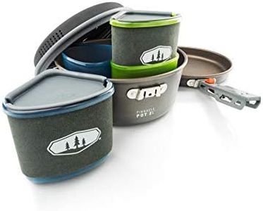 GSI Outdoors - Pinnacle Backpacker, Nesting Cook Set, Superior Backcountry Cookware Since 1985