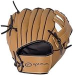 Optimum Extreme Baseball Glove - Deep Pocket and Easy Break-In - Cushioned Palm and Index Finger - Added Comfort and Wrist Protection - Left hand Catcher’s Mitt - Senior