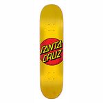 Santa Cruz Skateboard Deck Classic Dot Yellow 7.75" x 31.61"