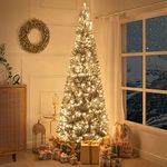 Salzburg 9ft Frosted Prelit Slim Ar