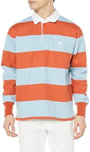Canterbury 4" Stripe Rugby Jersey, 58_Orange, L RegularLong