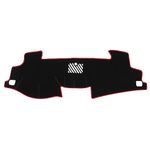 VekAuto Dashboard Cover Compatible for Toyota Camry 2012-2017, Non-Slip Polyester Black Red Dash Cover Mat Dash Board Protector Cover