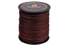 DAMODARAM 2mm Nylon Macrame Thread Cord/Dori for Art Craft & DIY Projects (100 MTR, Brown Coffee)