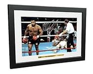 Kitbags & Lockers Mike Tyson vs Michael Spinks '91 SECOND KNOCKOUT' 12x8 A4 Autographed Signed Photo Photograph Picture Frame Boxing Gift