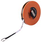 KSEIBI 302910 Long Fiberglass Tape Measure Double Face Printing Inch/Metric for Construction Work (60ft / 20m)