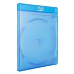 AcePlus® Double 2-Disc Blu-Ray Cases with 12mm Standard Thickness, Screen Printed Logo and Clear Wrap Around Sleeve (10-Pack)