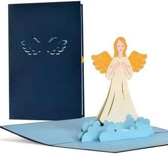 Diese-Klappkarten Biglietto Pop Up Prima Comunione e Cresima - Biglietto Battesimo Bimbo Bambina - Biglietti Auguri Comunione Bambino - Design con Angelo Custode