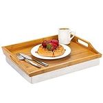 ROSSIE Home Bamboo Wood Bed Tray La