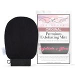 Seraphic Skincare Original Premium Exfoliating Mitt for Body (1pc) – 100% Vegan Viscose Traditional Body Scrub Glove Kessa Korean Washcloth – Body Exfoliator for Self-Tan Removal & Keratosis Pilaris