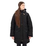 Fjallraven Women's Singi Wool Padded Parka W Sport Jacket, Black, S UK