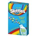 Skittles Singles to Go Tropical Punch Drink Mix 3 Boxes (15.4 Grams) of 6 Sticks Each