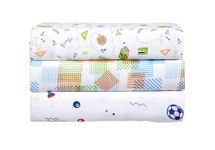 Wonder Wee Cotton Baby Blanket Lightweight & Comfortable Best for Newborn Boy & Girl | 2 Layered Baby Swaddle | Size 44'' x 44'' Inch Swaddle Blankets, Wrapper Cloth | 0-3 Years | Pack of 3