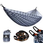 NATUREFUN Ultra-Light Travel Camping Hammock | 300kg Load Capacity,Breathable,Quick-drying Portable Hammock(275 x140cm) | 2 x Premium Carabiners,2 x Nylon Slings Included | Outdoor Indoor Garden