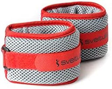 Sveltus Par de correas acuáticas, de 500 g cada una, de color rojo y gris