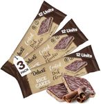 Deluxe & Bla Bla Dark Chocolate Rice Cakes,Kosher Certified Dairy Free,Gluten Free,Nuts Free,Vegan Snack (Dark Chocolate) Pack Of 3