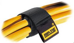 Rip-Tie 1x6" Heavy-duty CableWrap, 10/Pack, Black