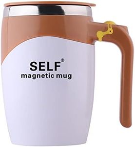 Maizoon Automatic Stirring Mug USB Rechargeable Magnetic Suction Shaftless Swivel Home Office Travel Mixing Mug Easy to Carry Milk Cocoa and Other Beverages Powder Coffee