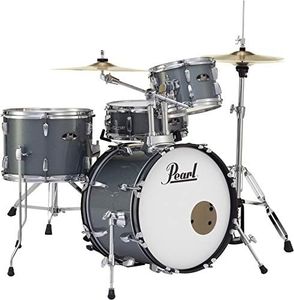 Pearl Roadshow 4-Piece Complete Drum Set with Cymbals - Charcoal Metallic