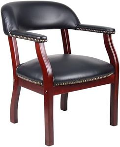 Boss Captain’s Chair in Black Vinyl
