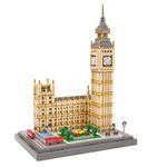 LULUFUN Big Ben Mini Building Block, London Famous Architecture Model Blocks Kit, Collectible Model Sets to Build, Toy Gifts for Kids and Adults 4060pcs