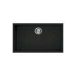 Reginox Extra Large Single Bowl Regi-Granite Black Undermount Kitchen Sink