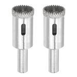 YADAV 16mm Serrated Hollow Core Diamond Drill Bits Hole Saw for Glass Tile Stone 2pcs