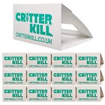 CritterKill Spider Trap 12 Pack - Spiders And Crawling Insect Killer Traps - Child And Pet Safe - Eco Friendly