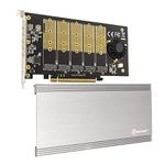 5 Slot M.2 B-Key Sata Base PCI-E 3.0 X2 Bandwidth Controller Card Require X16 Slot