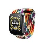 kwmobile Nylon Band Compatible with Amazfit Bip 5 Unity/Amazfit Bip 5 / Amazfit GTR 4 - Band Replacement Strap for Fitness Tracker - Multicolor