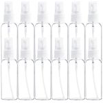 Youngever 20 Pack Plastic Spray Bottles, Refillable Plastic Spray Bottles with Lids, Clear Empty Fine Mist Plastic Mini Travel Bottles (1 Ounce)