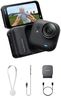 Insta360 GO Ultra Black-Small 4K Vlogging Camera, Hands-Free, POV Cam, 1/1.28" Sensor, 53g Lightweight, 156° FOV, 200 Min Battery Life, Magnetic Wearable Action Camera for Sports, Vlog
