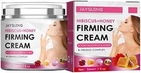 50ml Hibiscus and Honey Firming Cream,Skin Tightening Cream with Non-Greasy Formula - Neck Firming Cream with Collagen Smooths Skin Tone and Texture