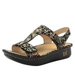 Alegria Womens Kerri Platform Sandal, Earthy Bloom, 9.5-10 Wide