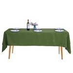 Ascoza 2pack 60x102 Inch Willow Rectangular Tablecloth in Polyester Fabric for Wedding/Banquet/Restaurant/Parties