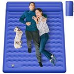 Camping Bed Sleeping Roll Mat Camping Mattress Pad Double Air Bed Blow up Camping Accessories Equipment Essentials Gear Inflatable Camp Beds for Adults Self Inflating Tent Backpacking Hiking Car Truck