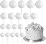 ASTARON 20 Pcs Ball Cake Topper Dec