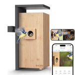 NETVUE by Birdfy Nest Dual-Camera Smart Bird House, Bird Box Camera: Auto-Identify Bird Behavior- Nesting, Hatching, Feeding, Record Videos & Notify, Bird Watching Camera, Bird Nest Camera