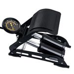 VACHANAMRUT MARKETING Aluminium and Steel Bike Foot Pump with Accurate Gauge and Smart Valve Head