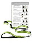 Gradient Fitness Stretching Strap for Physical Therapy, 12 Multi-Loop Stretch Strap 1" W x 8' L, Neoprene Handles, Physical Therapy Equipment, Yoga Straps for Stretching, Leg Stretcher (Green)