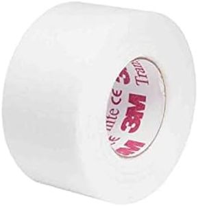 3M Transpore White, Cerotto Chirurgico Traforato con Supporto in Rayon e Poliestere, Delicato, Strappo Bidirezionale, Ipoallergenico, Traspirante, Misura 25 mm x 9.14 m, Confezione da 12 Rotoli
