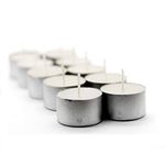 Ein Sof Set of 10 pcs Tea Lights for Home Décor – 9 Hours Burning Time, White, Non Scented, Wax Tealight with Long Wick, Candle Light Dinner, Birthday Decoration & Bedroom Diffuser t Lamp