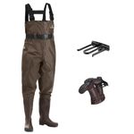 FISHINGSIR Fishing Waders for Men with Boots Womens Chest Waders Waterproof for Hunting with Boot Hanger