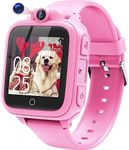 Awatty Smart Watch for Kids Gift for Girl Toys Age 4-8 Camera Video Music 14 Games Alarm Calculator Birthday for Girls Kids Watch Toys for 3 4 5 6 7 8 9 10 11 12 Year Old Girls(Pink)