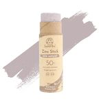 Suntribe Natural Mineral Zinc Sun Stick SPF 30-30 g, Mud Tint, Organic - 100% Natural, Reef Safe, Mineral UV-Filter - Very Water Resistant, Zero Waste - Winner Beauty Shortlist Awards 2022